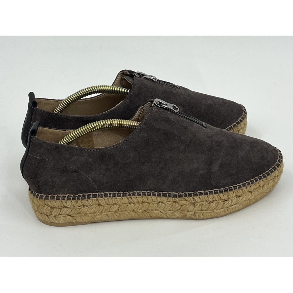 Gaimo Espadrilles US 9.5 EUR 41 Platform Faux Suede Leather Shoes Made in Spain